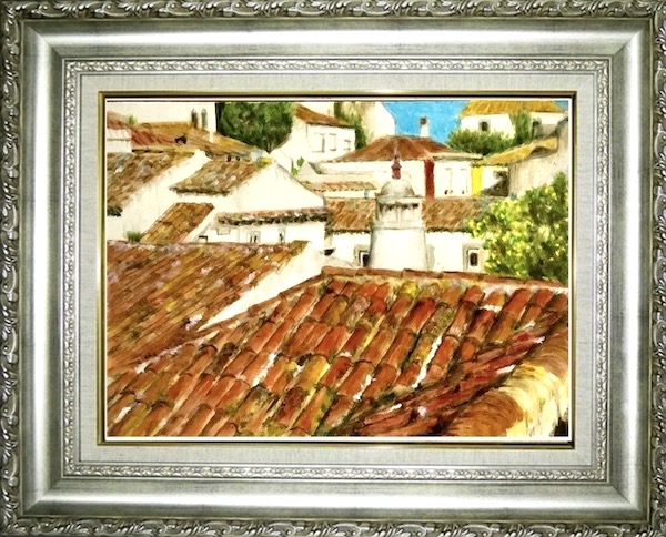 ”ヨーロッパの旧市街を描く”福家佳則・風景画作品