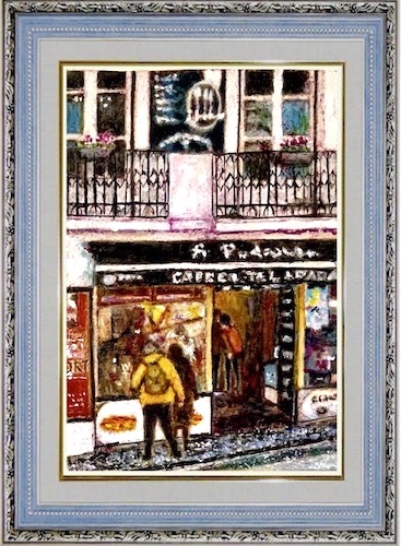 ”ヨーロッパの旧市街を描く”福家佳則・風景画作品