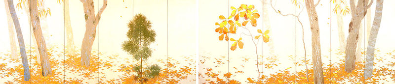 菱田春草の風景画と猫作品