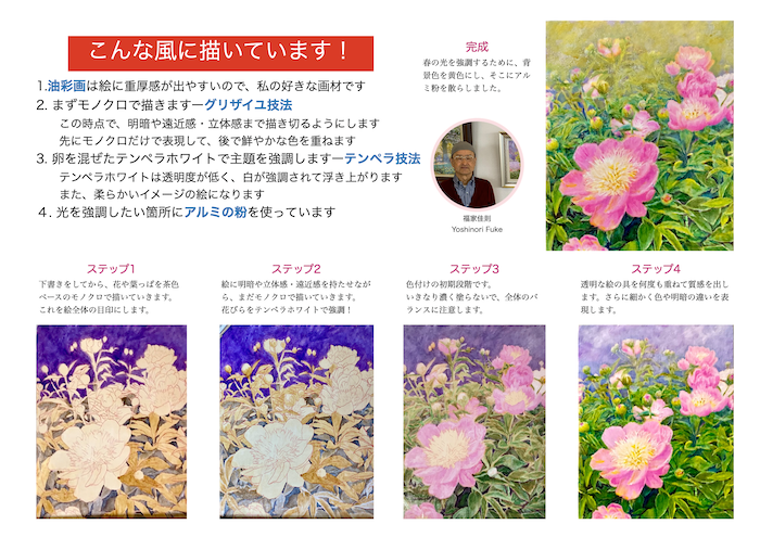 応接間掛画-6 凄く 花卉画 花が美しい 純粋な手描きの油絵