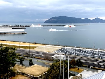 高松で風景画の個展/花畑と街の風景画展