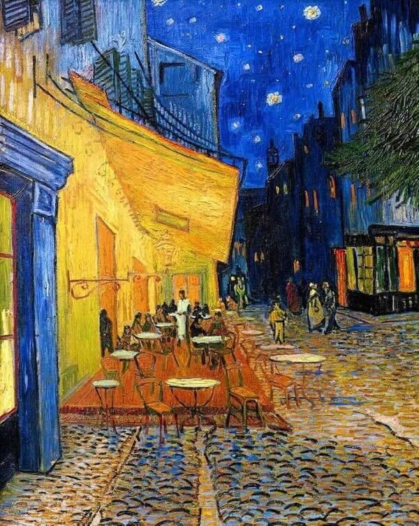 油彩で古い街を描くポイント