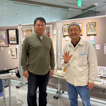 トンネル技術者が今では絵描きに